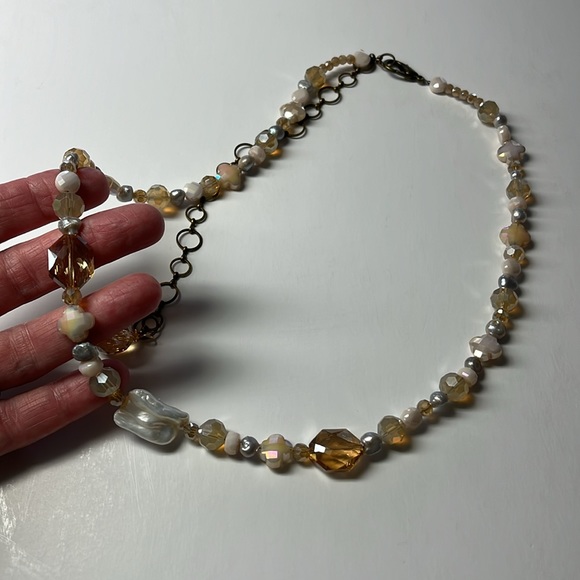 Baroque Pearls & Champagne Crystals